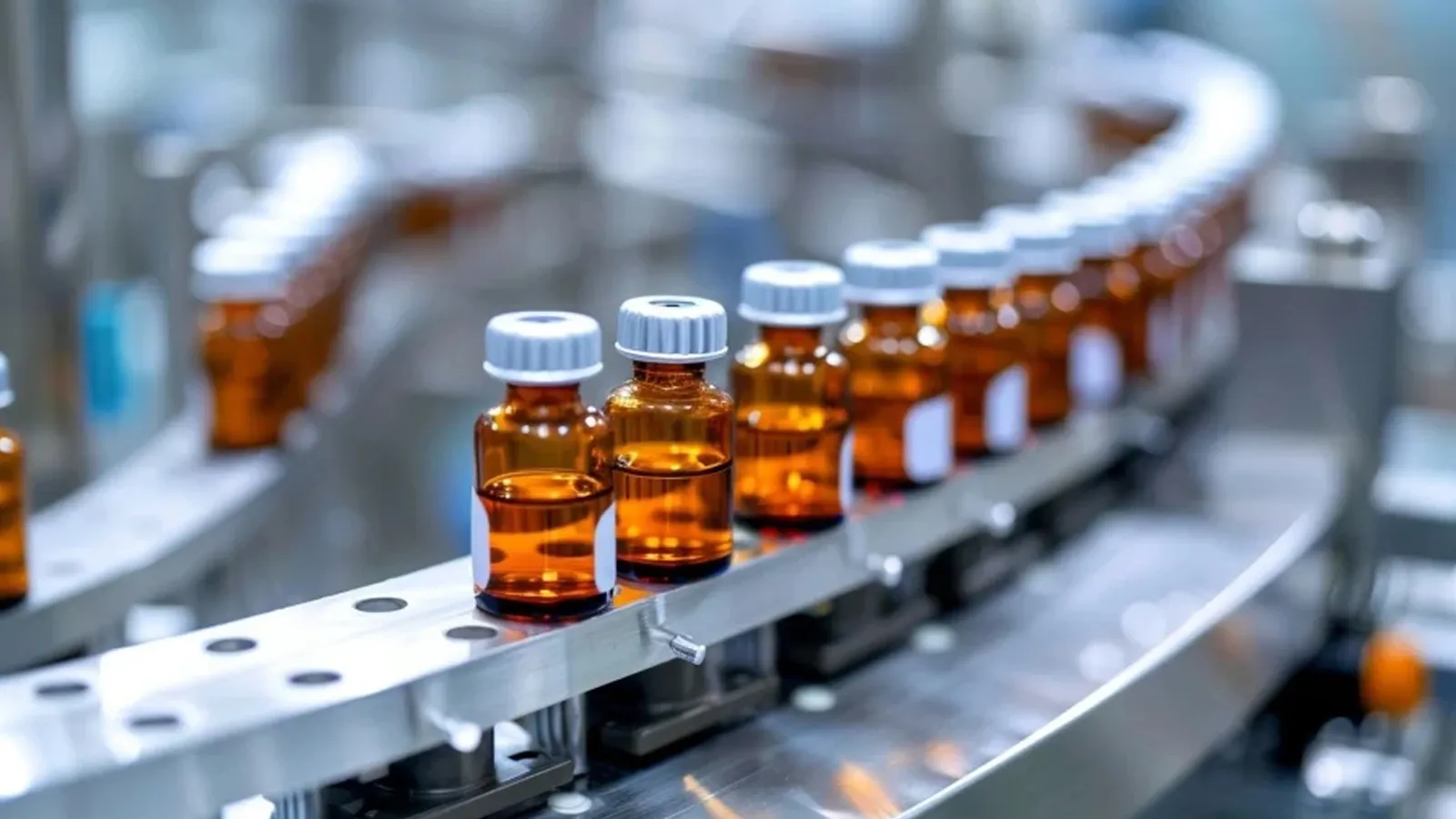 Pharmaceutical oral liquid syrup and glass vial filling packaging sample