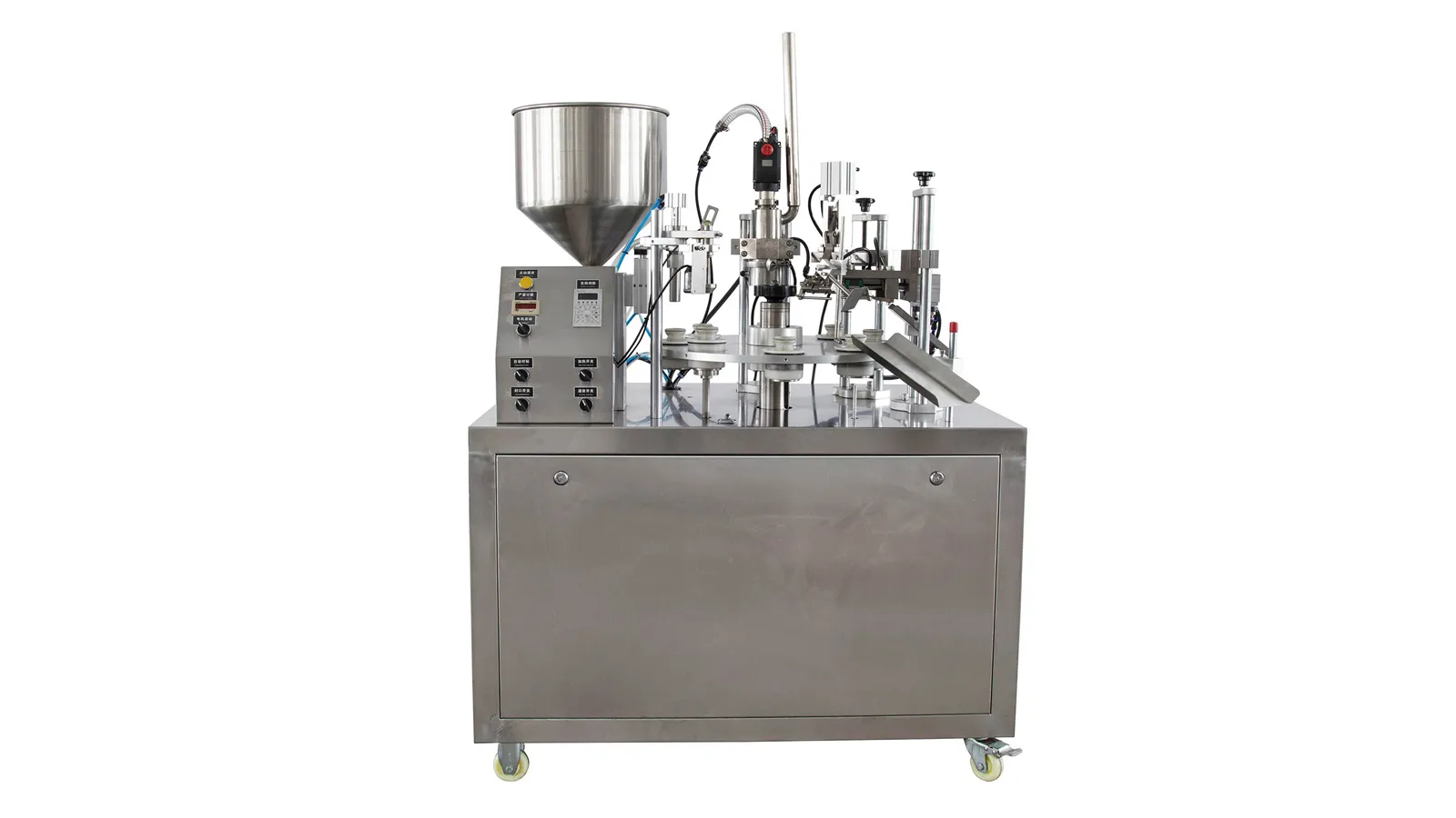 Semi-Automatic Liquid Paste Filling Machine (Inner/Outer/Alu) Custom Materials