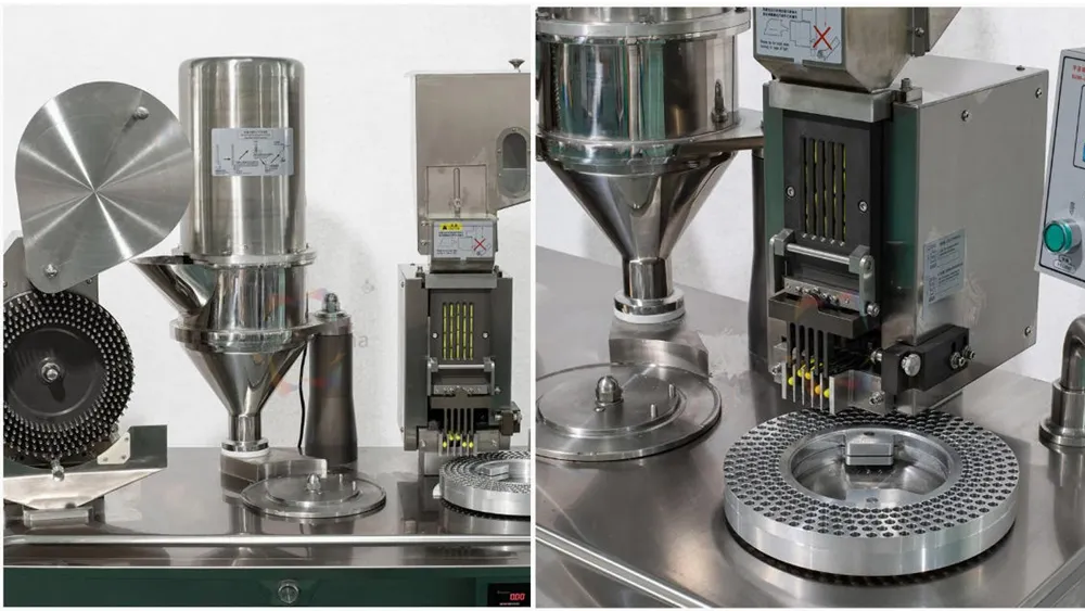 KXT 208-D2 Pellet Capsule Filling Machine | Semi-Auto Encapsulator Custom Materials