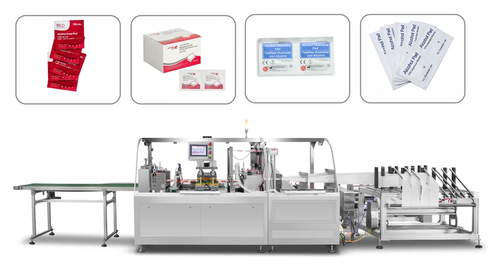 KXT-800B Alcohol Pad Packing Machine | Wet Wipes Packaging Equipment