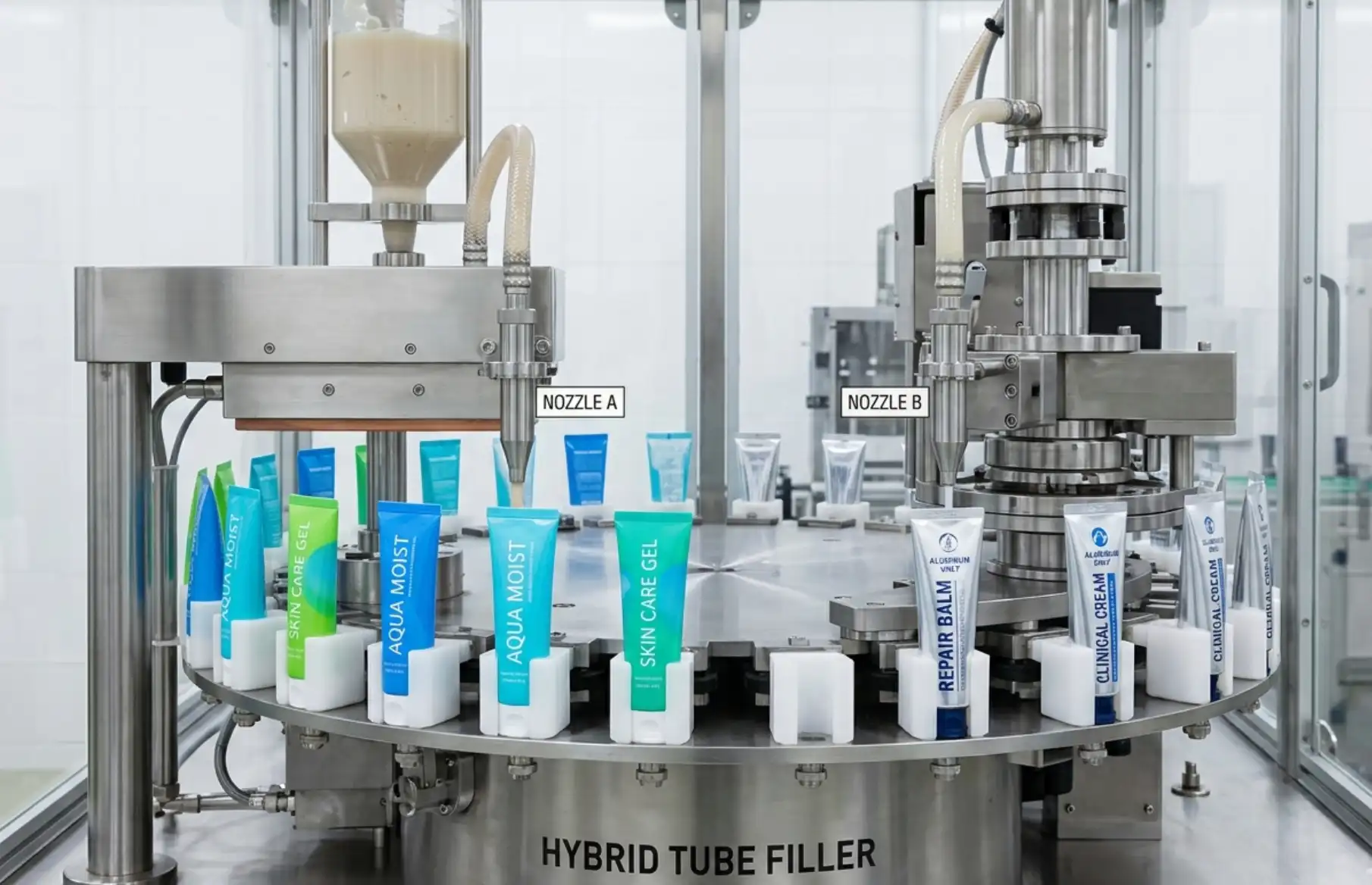 Plastic or Aluminum Tube Filling Machine